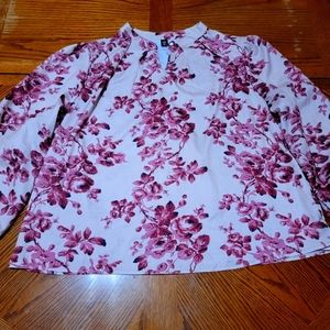 Shein 4xl Floral Workwear blouse